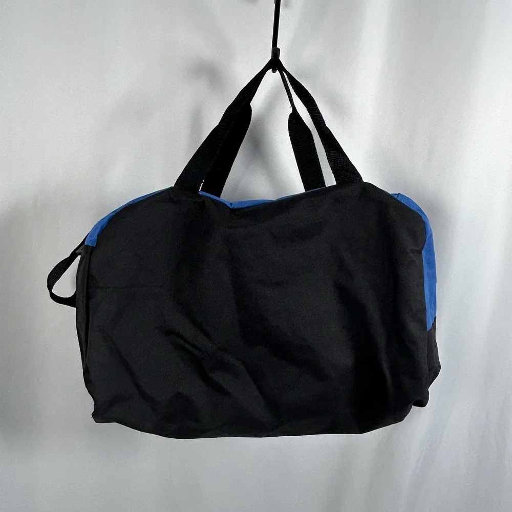 SAMSUNG Duffel Bag Gym Bag Black Blue Gray Zip 17
